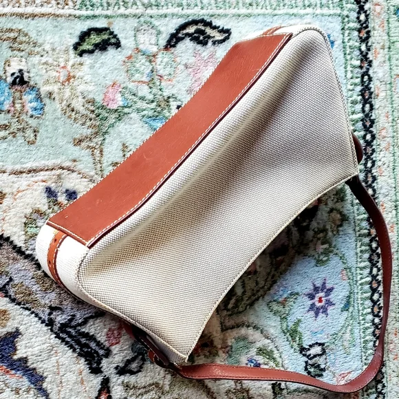 COLE HAAN Mini Handbag Purse Leather Trim - GVC - Picture 14 of 15